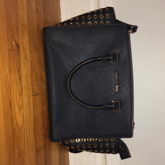 Michael Kors LRG Selma bag navy blue - Picture 2 of 4